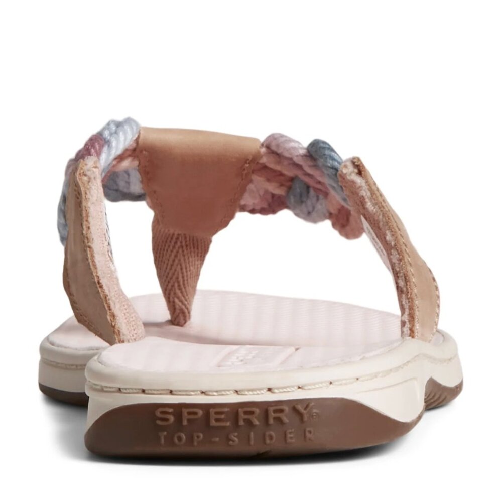 NIB Sperry Parrotfish Braided Sandal Flip Flop Thong Sandals, Flat Heel 6.5 - Picture 4 of 8